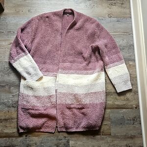 Barefoot Dreams CozyChic 1X Cardigan Sweater